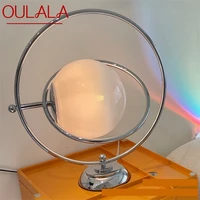 oulala modern table lamp creative led the planet desk decorative for home vintage light