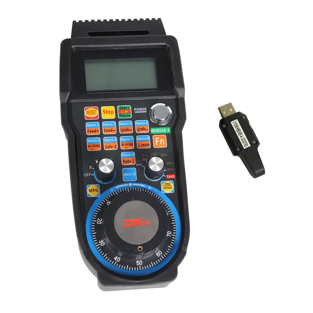 3/4/6-осевая USB-ручка MPG CNC MACH3 Беспроводной электронный подвесной маховик WHB04B XHC