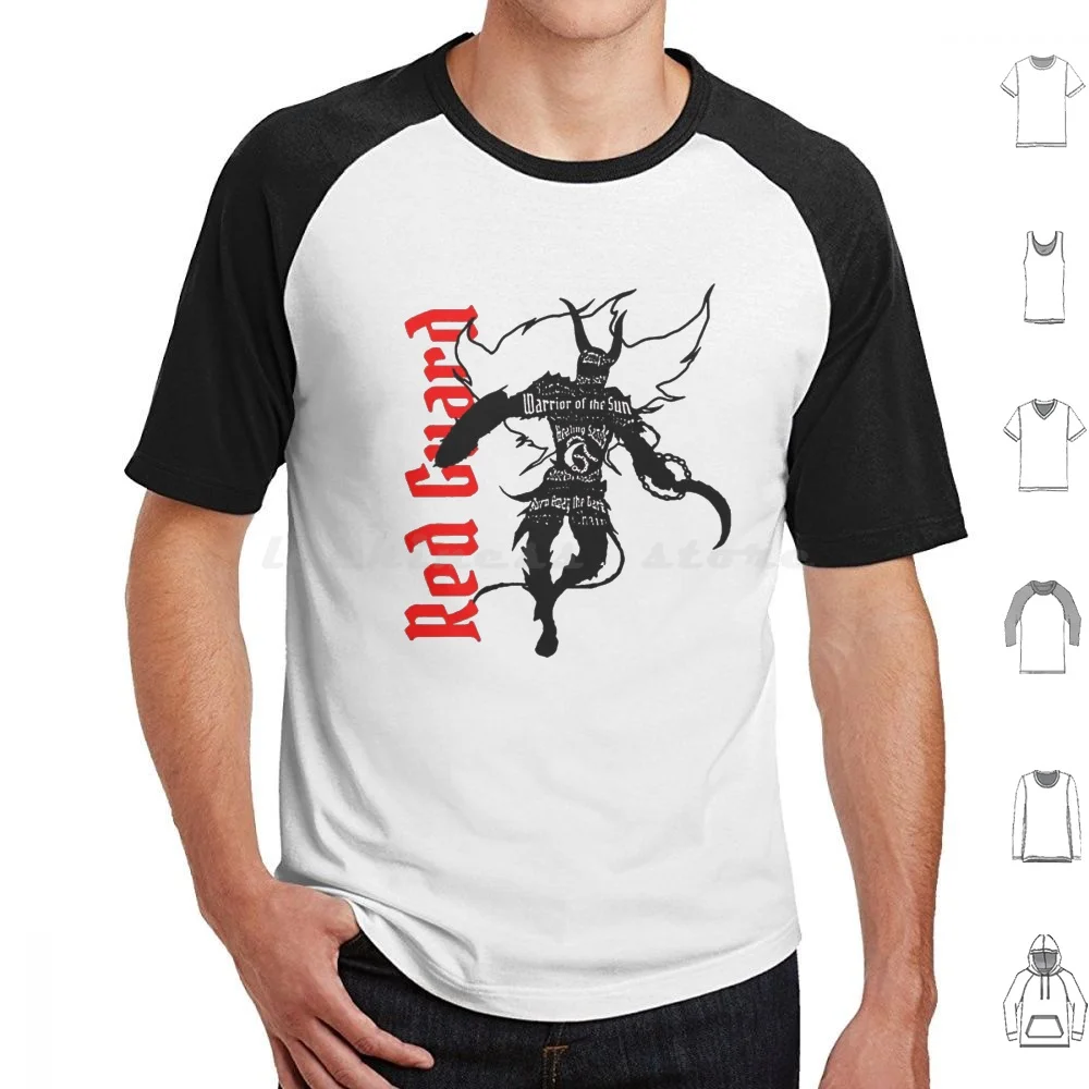 Мужская/Женская/Детская футболка с силуэтом и красной гвоздикой