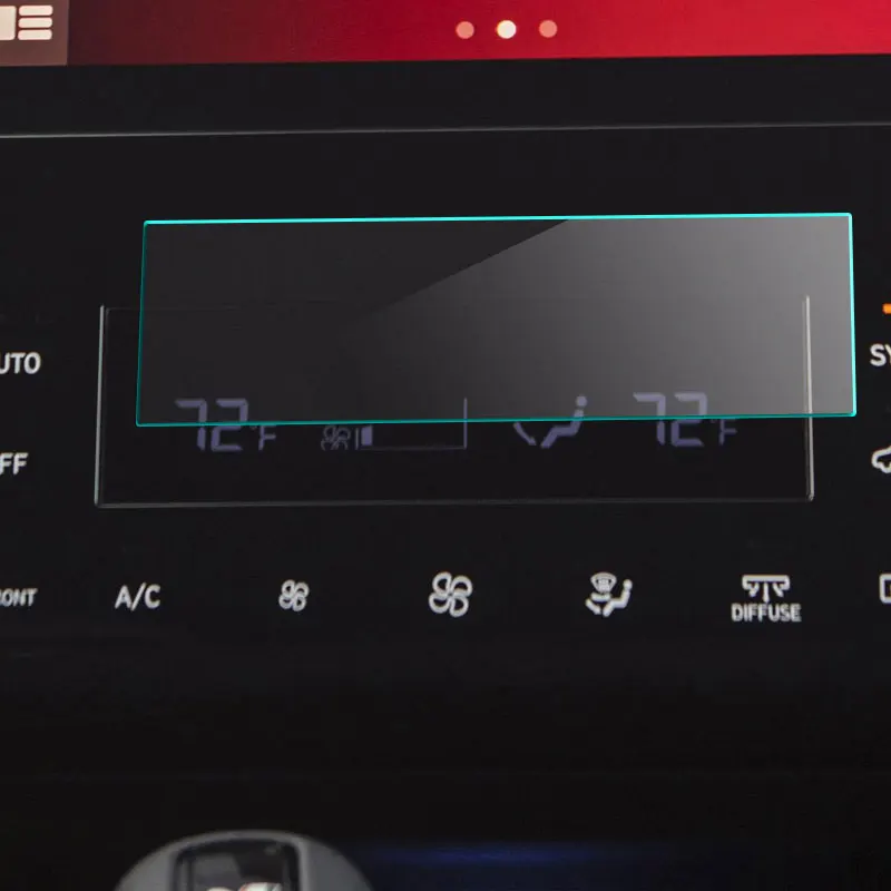 

Защитная пленка из ПЭТ для Tucson NX4 2021-2023, задний экран кондиционера автомобиля, аксессуары для салона автомобиля