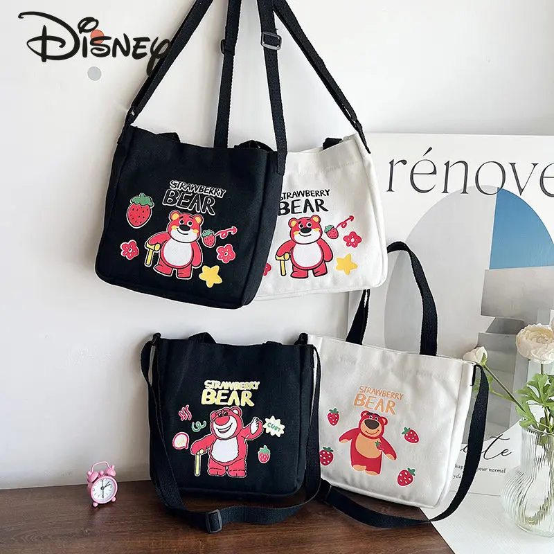 Disney's New Fashion Women's Bag High Quality High Capacity Student Crossbody Bag Cartoon Leisure Multifunctional Shopping Bag