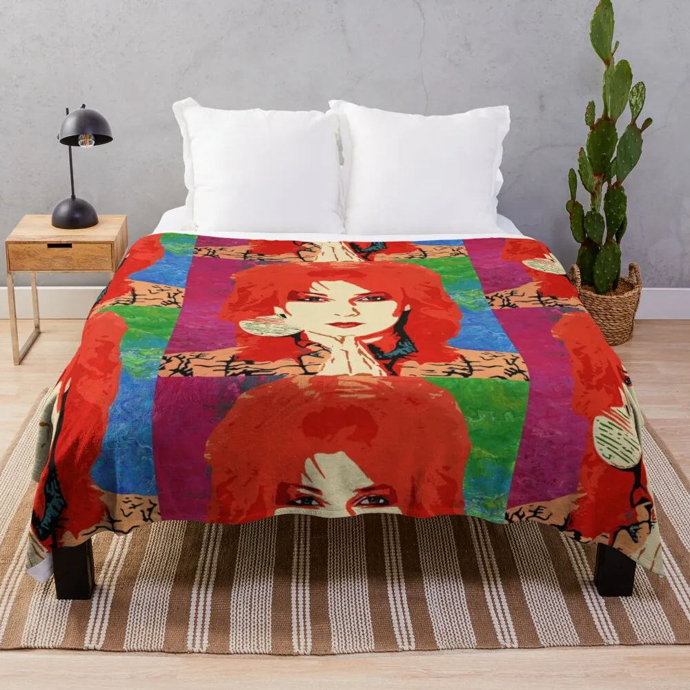 

Toyah Throw Blanket dorm room essentials king flannel blanket