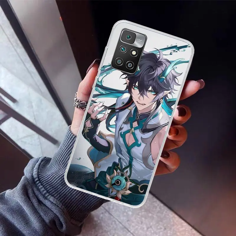 Чехол для телефона Honkai Star Rail Dan Heng Xiaomi Redmi 12C 12 10A 10C 10X 10 9A 9C 9T 9 8A 8 7A 7 6A 6 Pro K70 K60 K40 K20 Soft C