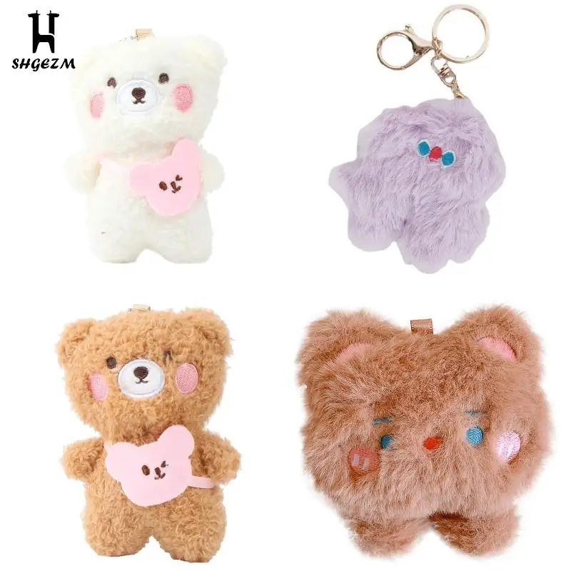 

Cute Plush Bag Pendant Bear Doll Baby Stroller Plush Pendant Backpack Pendant Cute Cartoon Pendant Children's Creative Keychain