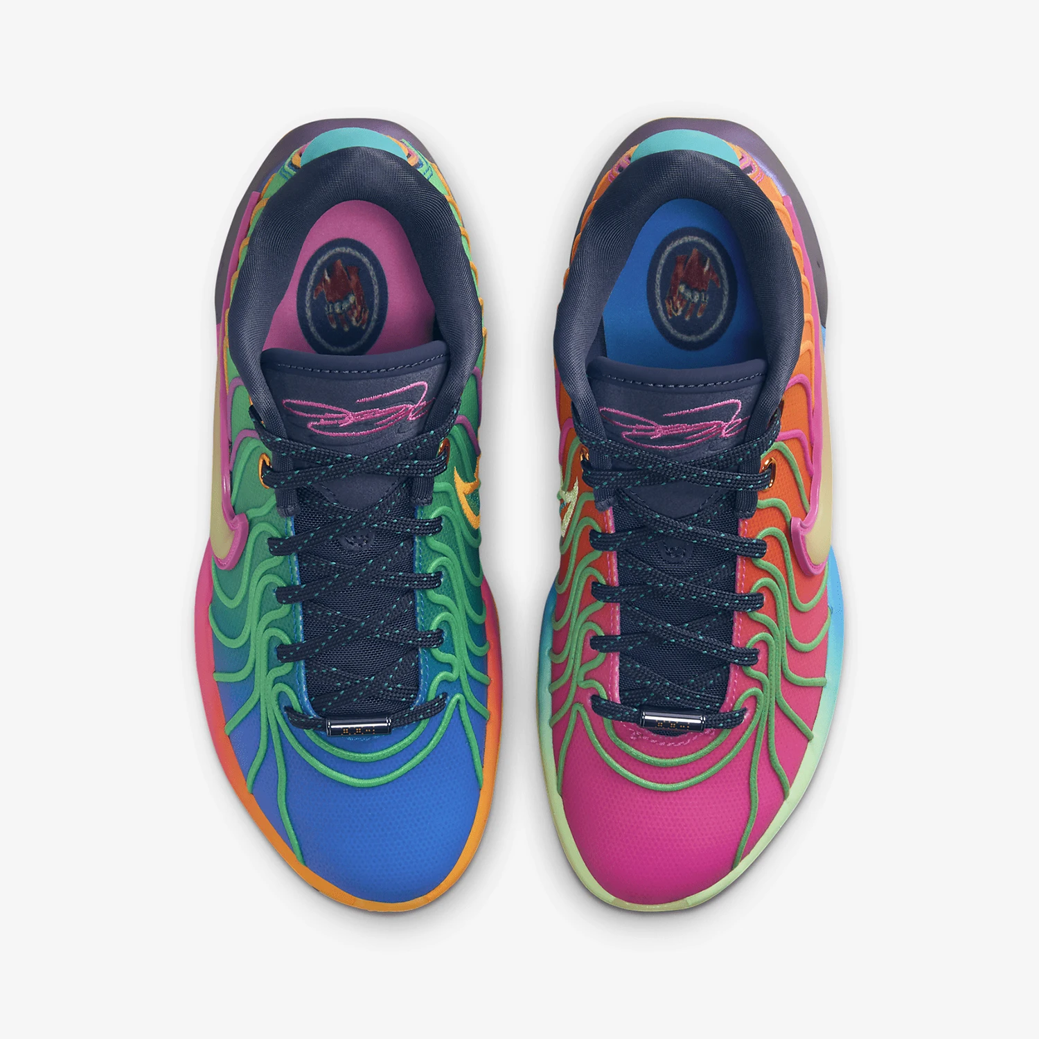 Фото Оригинальные женские баскетбольные кроссовки Nike LeBron XXI GS для больших детей HF6819-400 №4