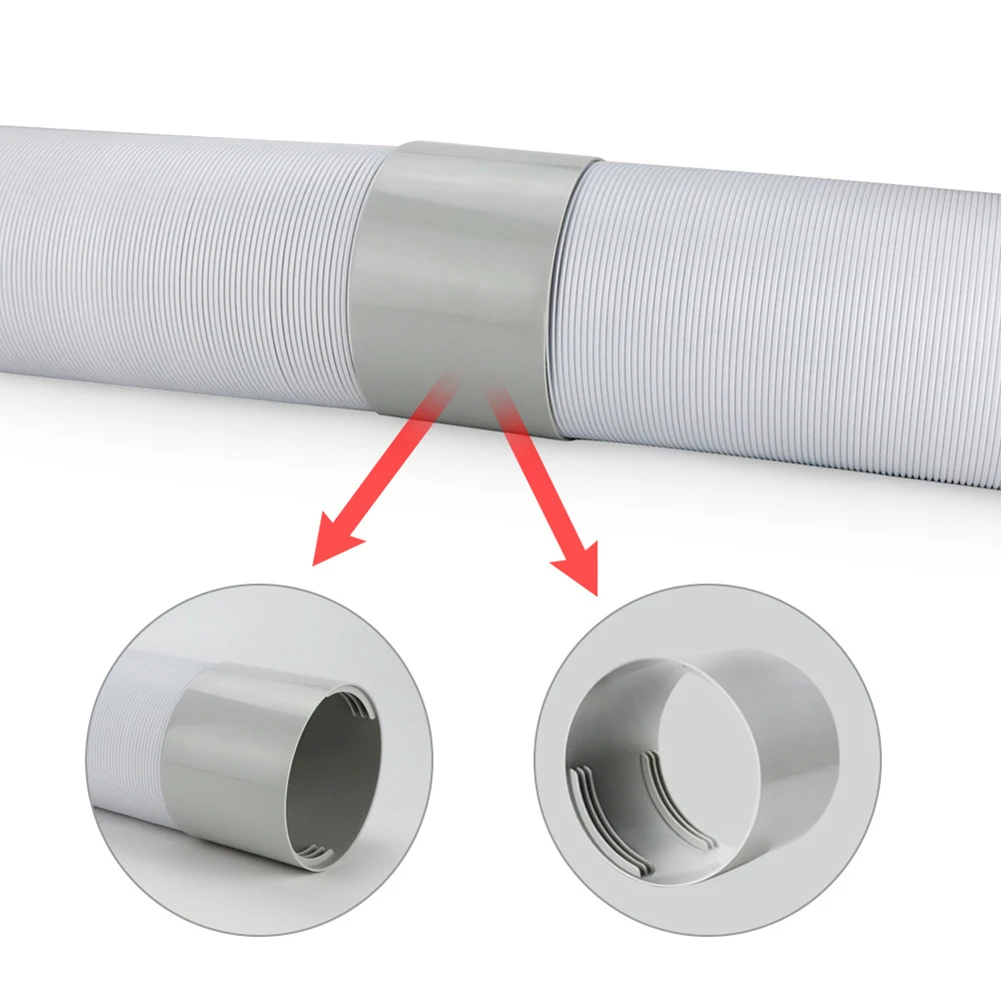 

13cm 15cm Portable Air Conditioner Body Fittings Exhaust Pipe Hose Connector Interface Threaded Tube Joint Adapter Accessories