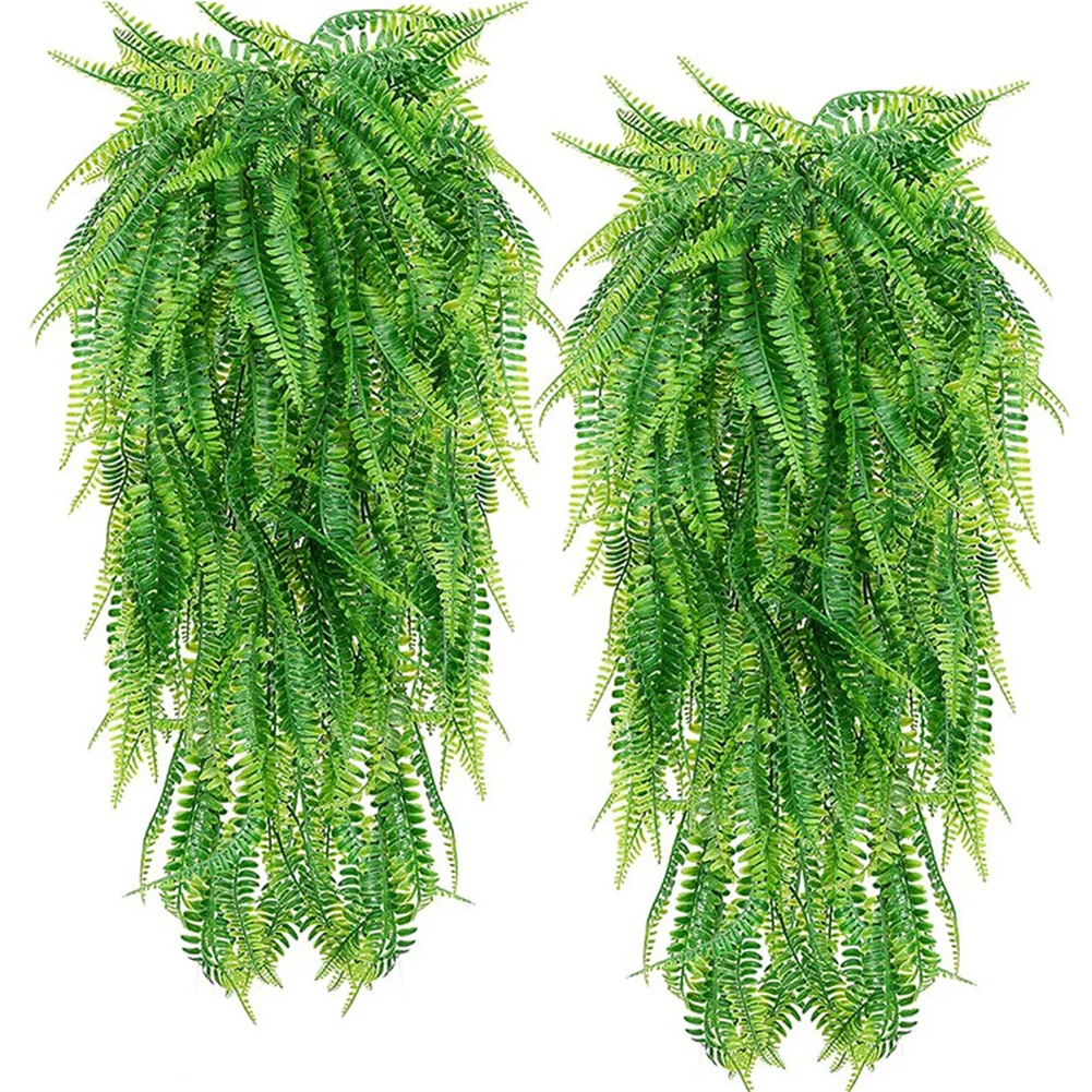 

Artificial Plant Vines Wall Hanging Rattan Leaves Branches Outdoor Garden Home Decoration DIY Fake Silk Leaf Green Plant Ivy