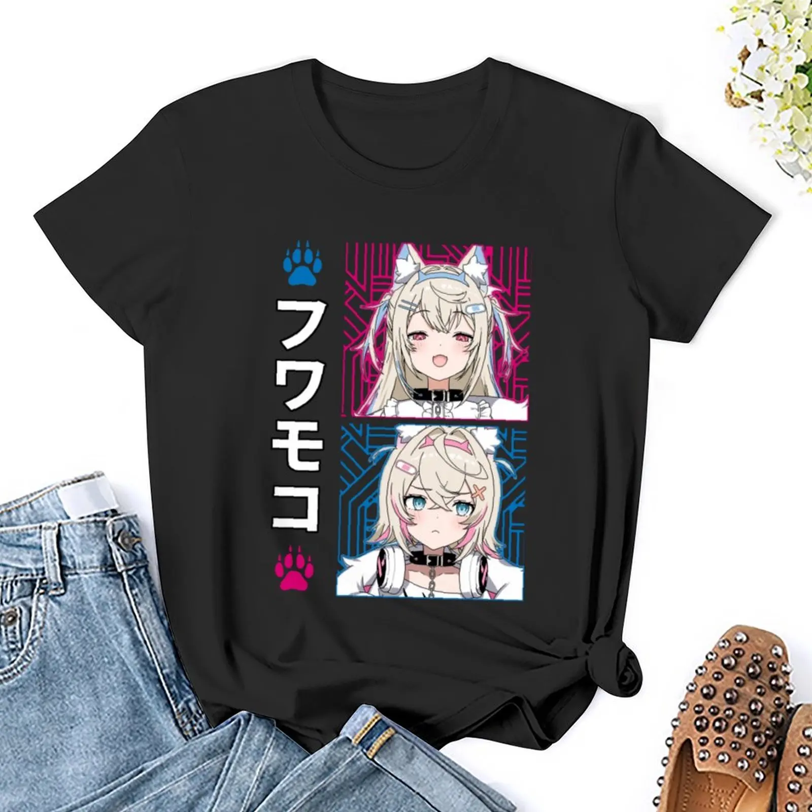 FuwaMoco летняя футболка для женщин