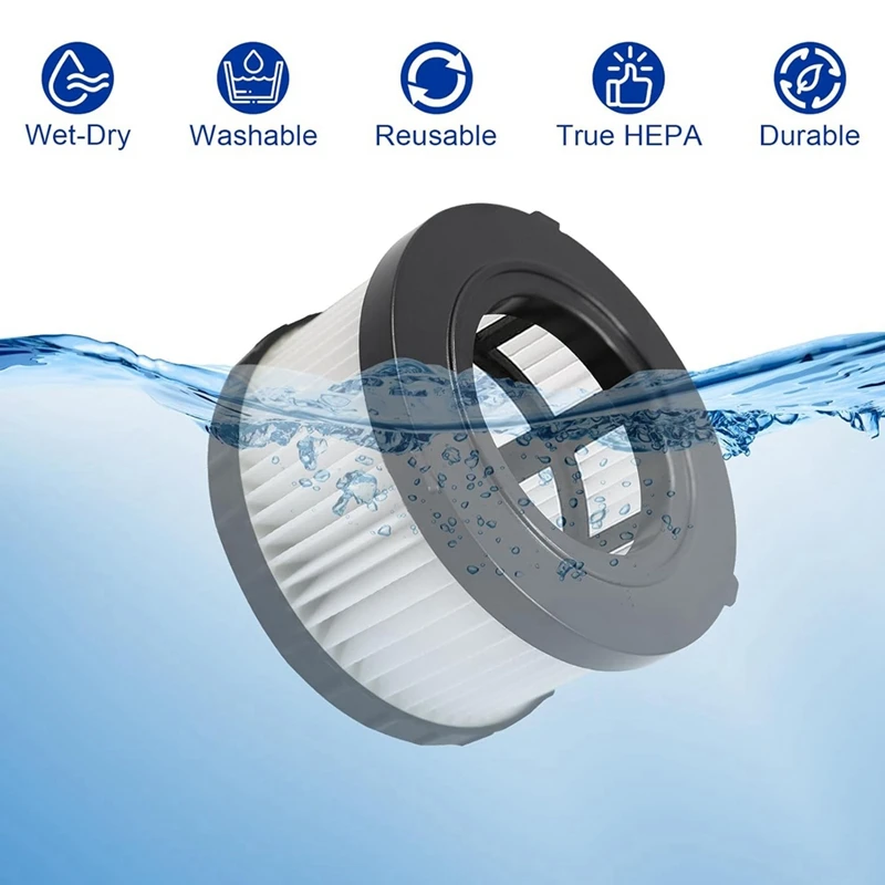 Сменный HEPA-фильтр DC5151H для пылесоса Dewalt DC515 DCV517 DCV517B 6 упаковок