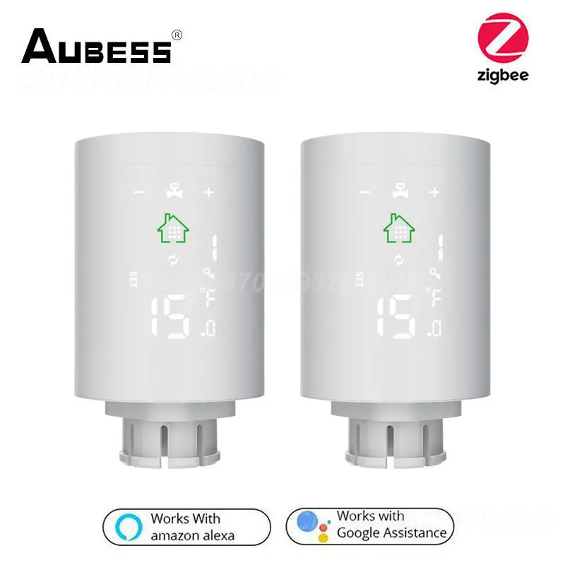 

1/2/3PCS Tuya ZIGBEE3.0 Intelligent Radiator Actuator Programmable Thermostatic Radiator Valve Temperature Controller Alexa