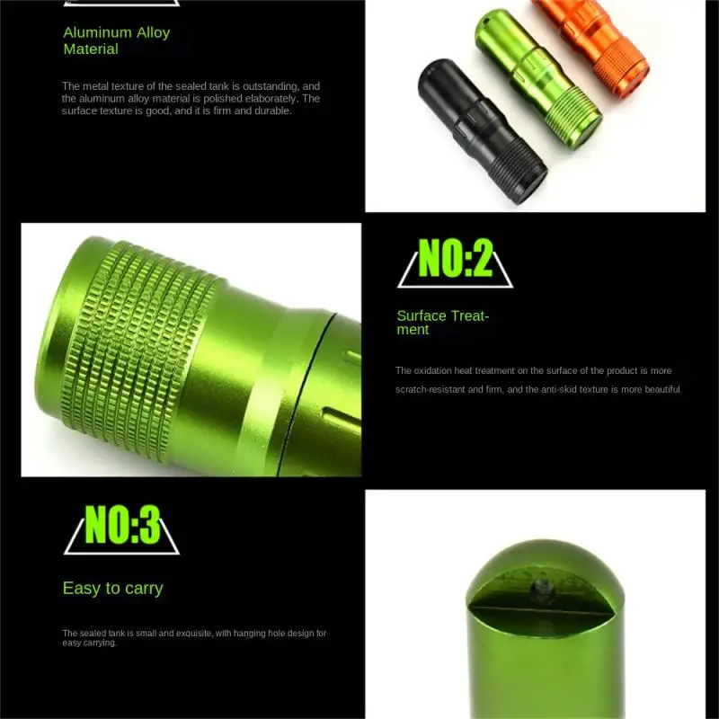 

Waterproof Box Mini Match Case Box Container Metal Capsule Box Camping Accessories Match Warehouse Outdoor Multi-function