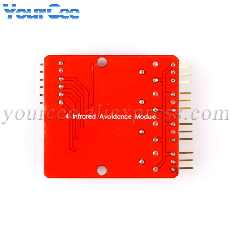 Четырехканальный инфракрасный детектор модуль датчика обхода препятствий для