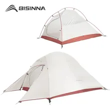 BISINNA 초경량 캠핑 배낭 텐트, 20D 나일론 방수 야외 하이킹 여행 텐트, 사이클링 텐트, 1-2 인용