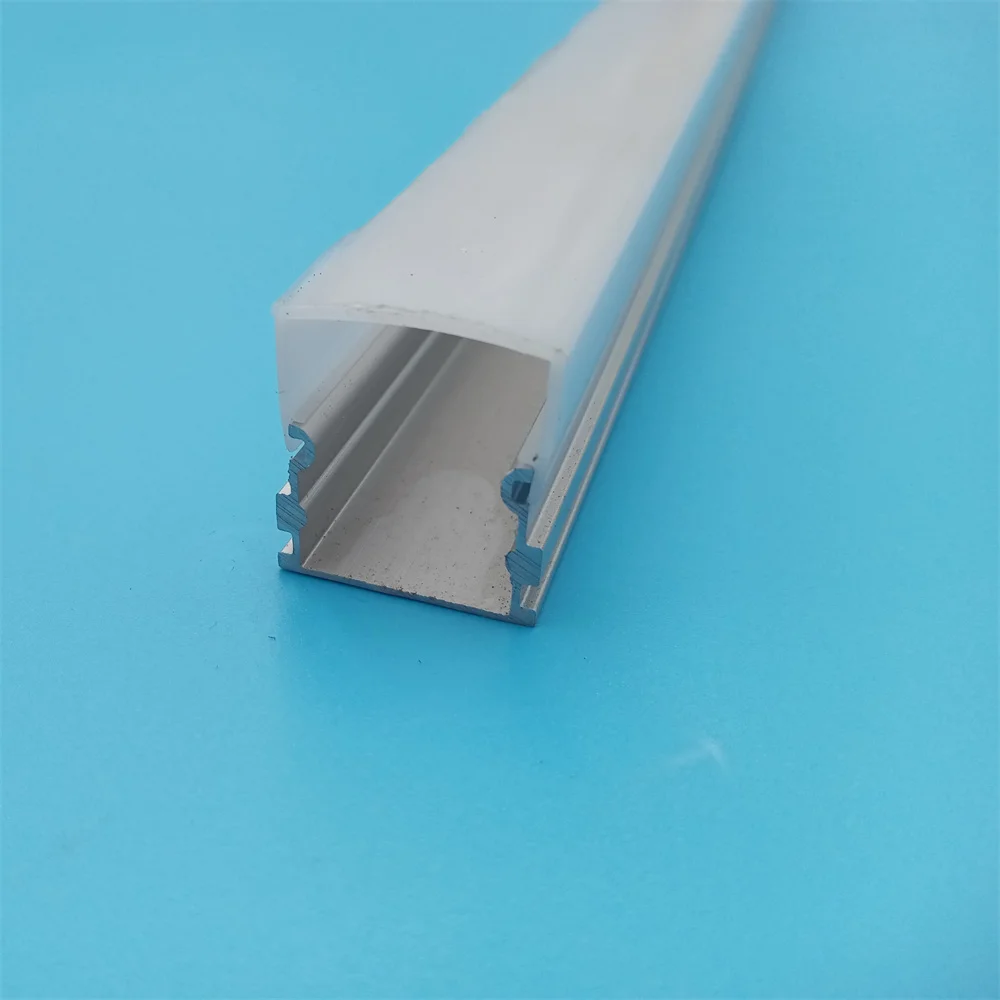 1M/PCS Ceiling Light Channel Wall Aluminium Frosted Aluminum Strip Llight  Profil Licht Double Sided Cover Glass Led Profile