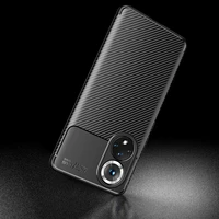 for honor 50 lite 50 pro view 40 carbon fiber texture shockproof protective silicone phone cover for huawei nova 8i 9 pro funda