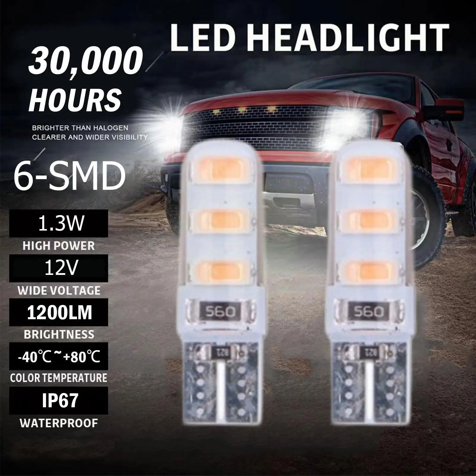

Led License Plate Lamp Parking Lights Canbus T10 W5w Led Car Light I4g3