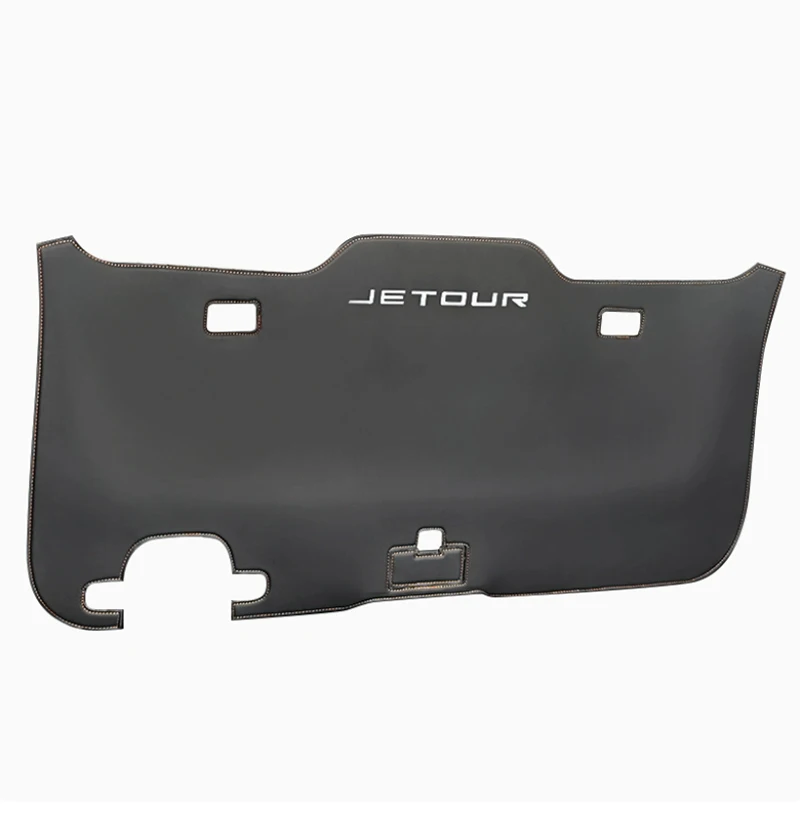 

Накладка на заднюю дверь автомобиля, подходит для Jetour Shanhai T1 2024 2025, модифицированная кожаная защитная наклейка на багажник, аксессуары для салона автомобиля