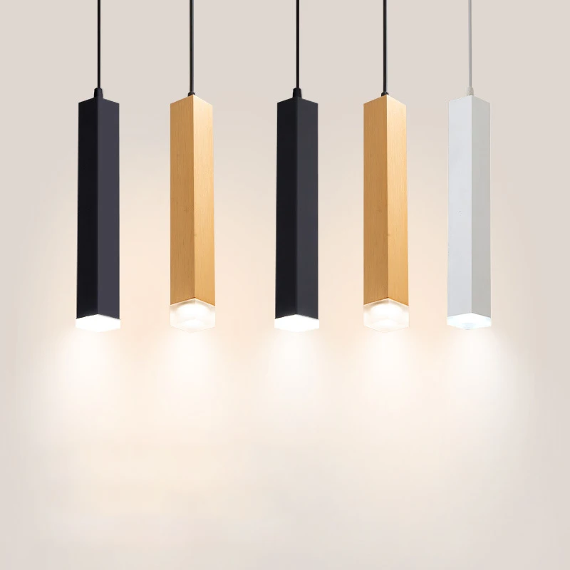 

LED Pendant Light Square Ceiling Lamp Dimmable Home Decoration Kitchen Living Dining Room Bedroom Bar Hanging Indoor Lighting