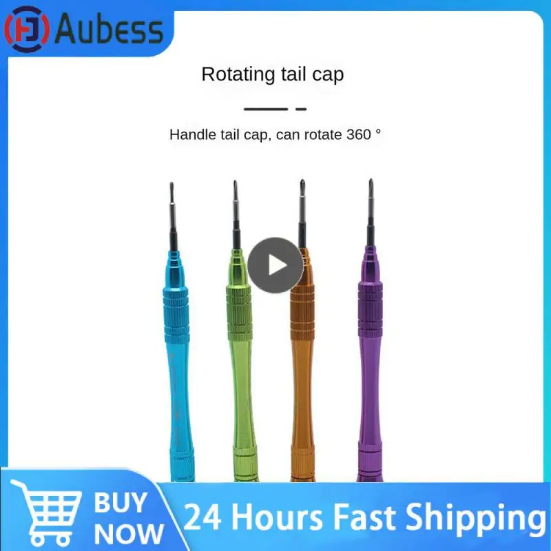 

Blue High Hardness Screwdriver Tools Safe And Fast Disassembly Tool Precise Torque Game Component Brown Durable Screwdriver