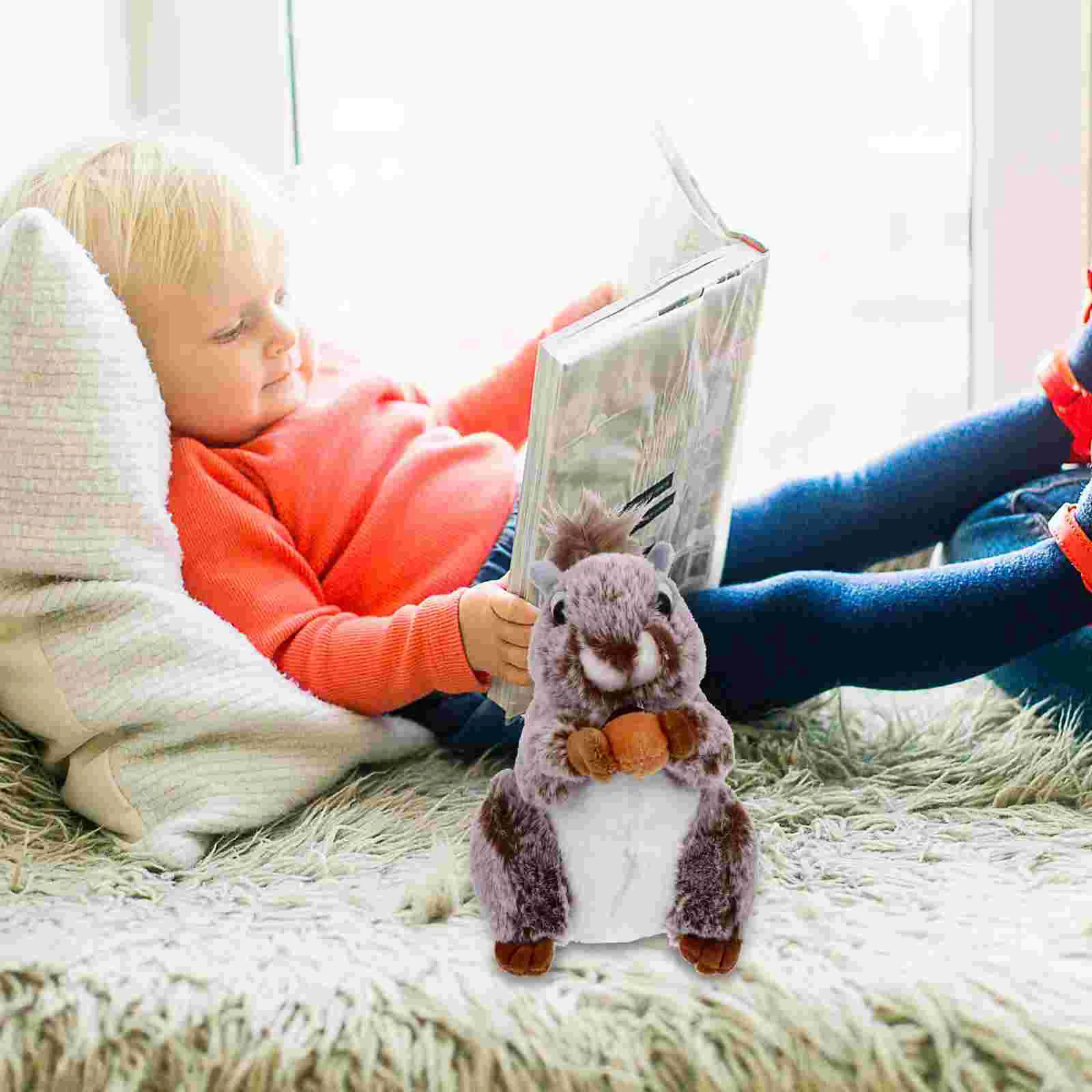 Плюшевые куклы-мишки игрушка-белка детские животные маленькие игрушки хлопковые