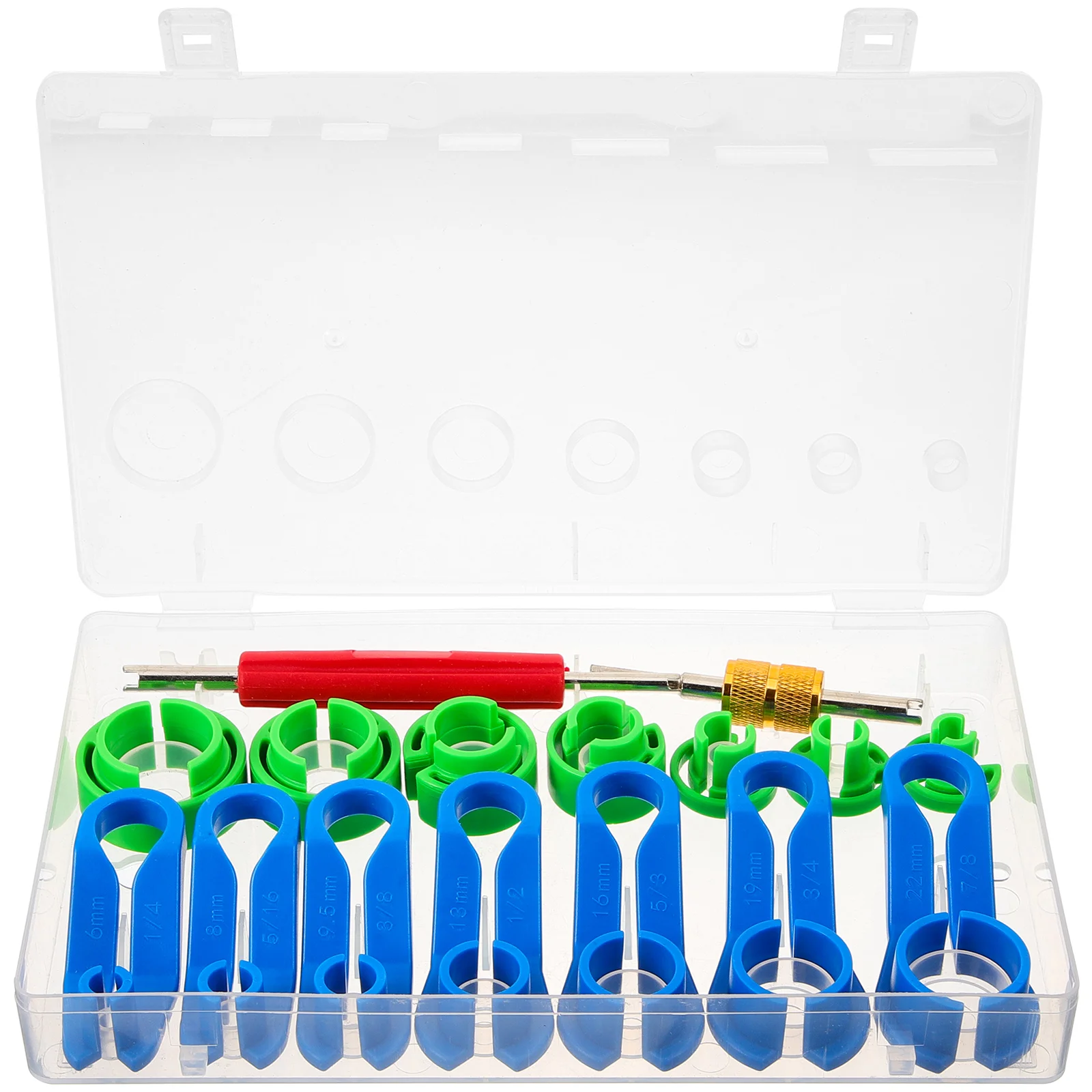 

1 Set AC Fuel Line Disconnect Tool Fuel Line Removal Tool Valve Core Remover Tool Kit