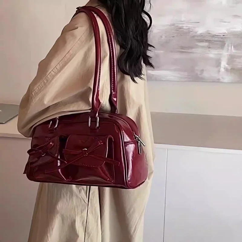 Женская балетная сумка с бантом-бабочкой подмышками