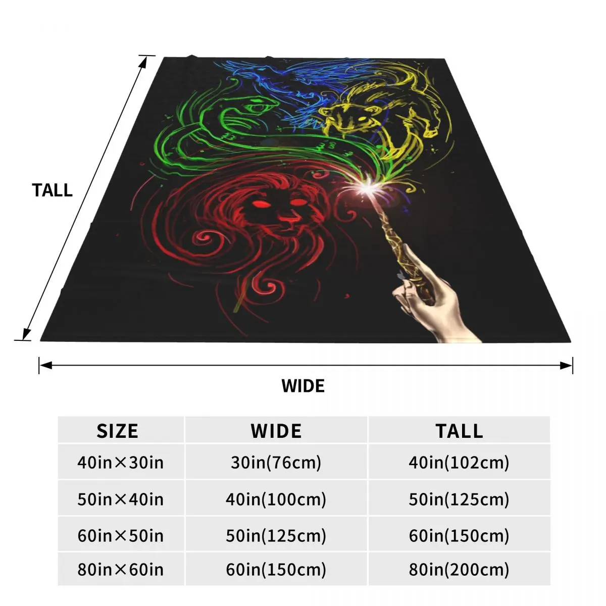 Одеяло из фильма Гаррис P-Potters Magic World дорожное фланелевое одеяло для дивана кресла