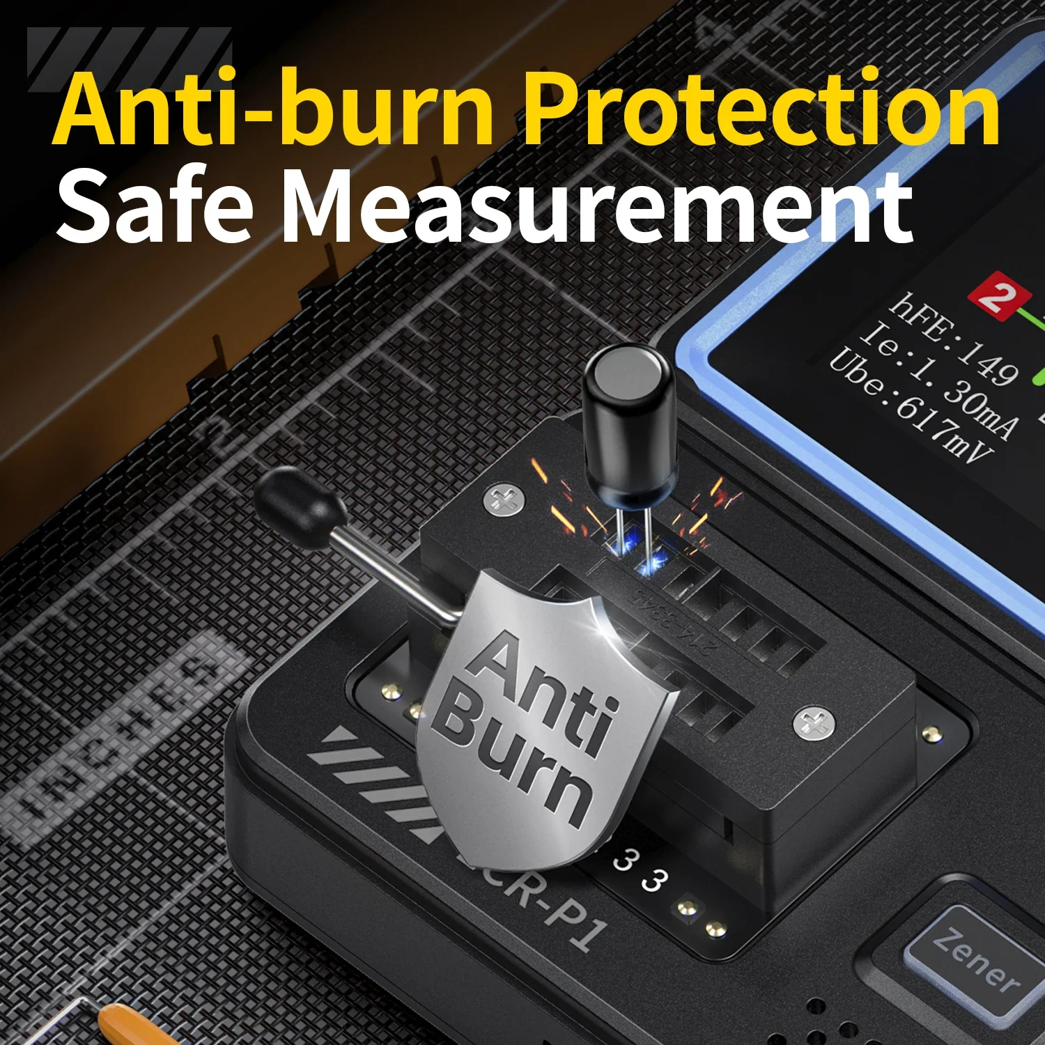 Профессиональный измеритель емкости и сопротивления для диодов триодов