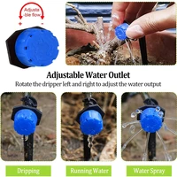 50pcs adjustable irrigation sprinkler %d0%ba%d0%b0%d0%bf%d0%b5%d0%bb%d1%8c%d0%bd%d1%8b%d0%b9 %d0%bf%d0%be%d0%bb%d0%b8%d0%b2 garden watering drip spike drippers micro spray rotating nozzle