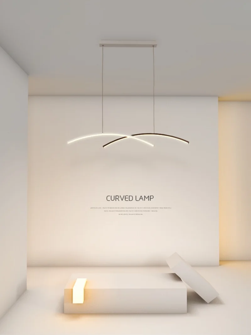 

Люстры с двойной дугой, современные светильники для столовой, кухни, островка, домашнее украшение, модель для дома, ресторана, Подвесная лампа