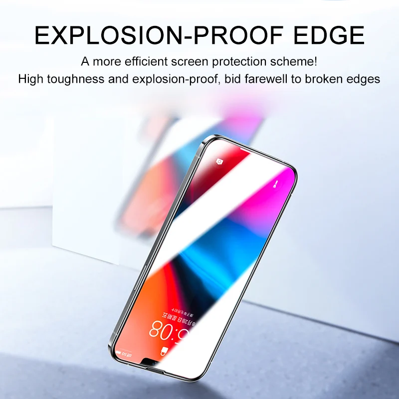 Фото Защитное стекло 30D для iphone 13 14 11 12 PRO MAX XS X XR 7 8 14 Plus №3