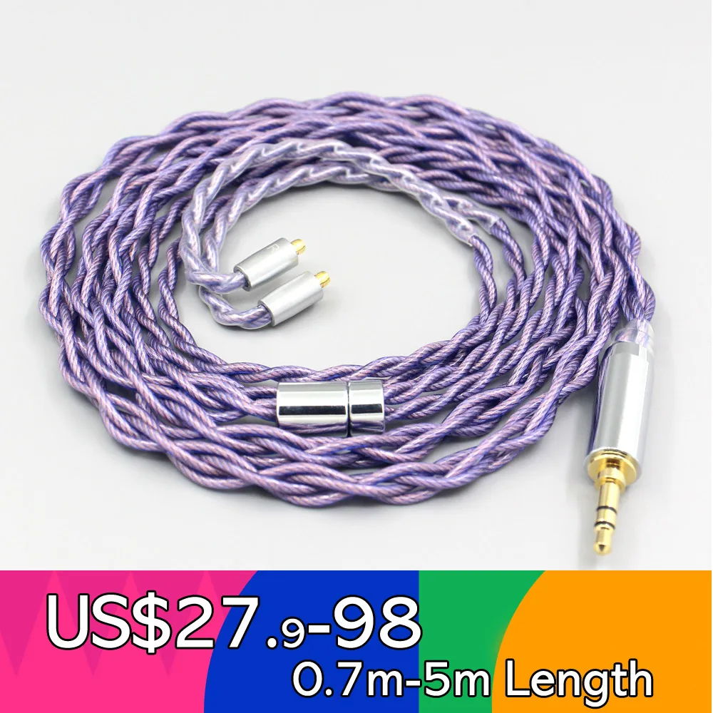

Type2 1.8mm 140 cores litz 7N OCC Headphone Cable For Acoustune HS 1695Ti 1655CU 1695Ti 1670SS 4 core LN007874