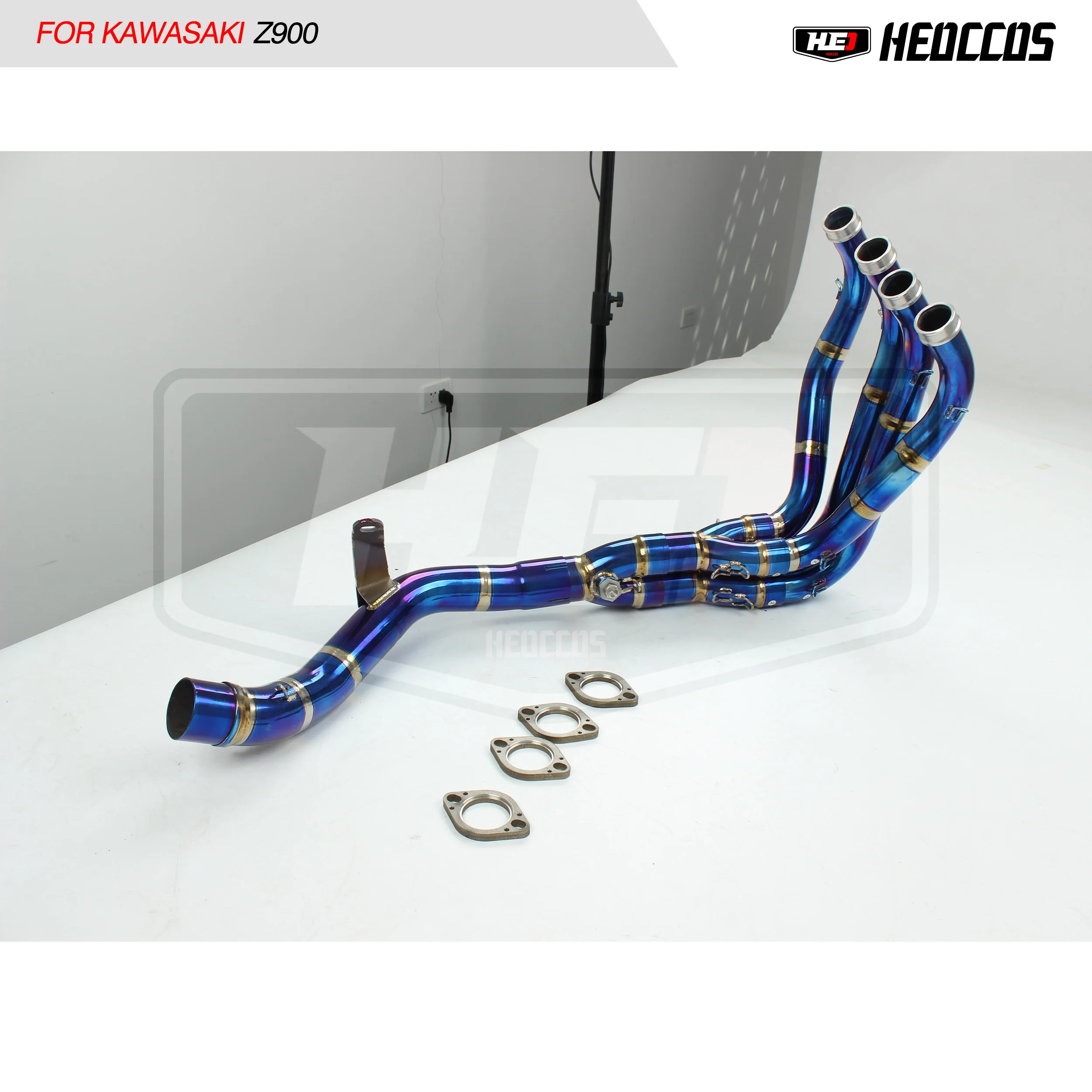 Система выхлопных газов HEO из титанового сплава для Kawasaki Z900 выхлопная Передняя