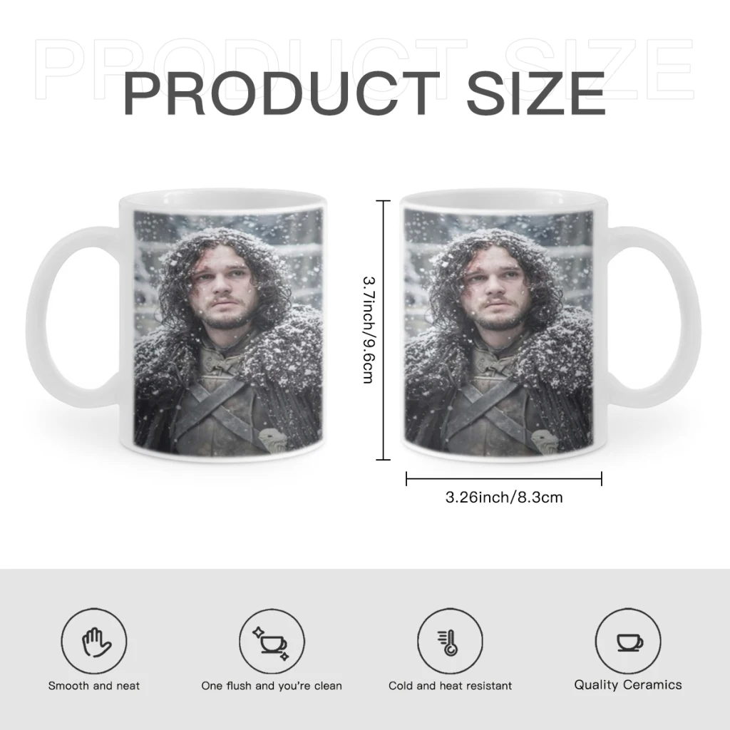 Керамическая чашка K-Kit Harington кофейная овсяная для завтрака кружка творческой