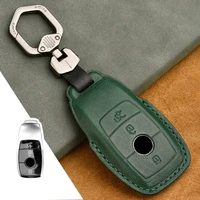 car key case for mercedes benz e class w213 w205 e200 e260 e300 e320 amg cla 2018 2019 2020 remote fob leather key cover
