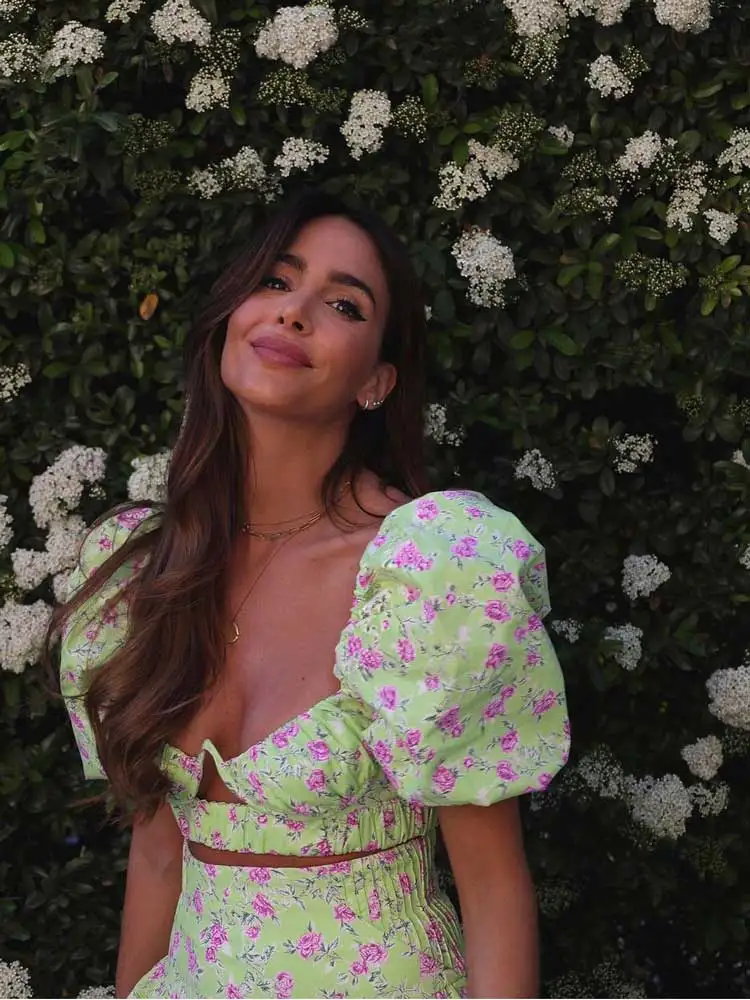 Женское пляжное мини-платье в стиле бохо