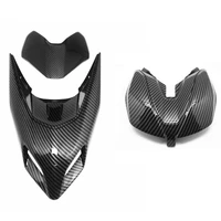 for ducati hypermotard 950 2019 2021 front headlight rear tail seat fairing hydro dipped carbon fiber finish