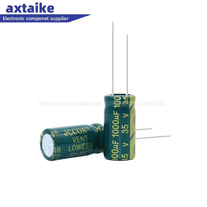 

35V 47UF 100UF 220UF 330UF 470UF 560UF 680UF 1000UF 1500UF 2200UF 3300UF High Frequency Low ESR Aluminum Electrolytic Capacitor