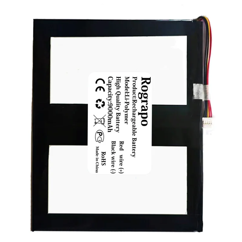 Новый 3 8 V 9000mAh планшетный ПК аккумулятор для Irbis PL35110135 5 проводной разъем