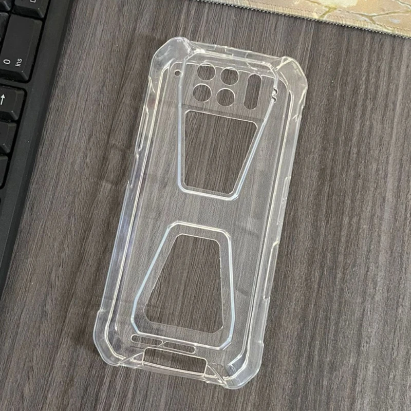 Мягкий чехол из ТПУ для телефона Unihertz 8849 Tank 3S UNIHERTZ TANK Tank3S черная прозрачная задняя