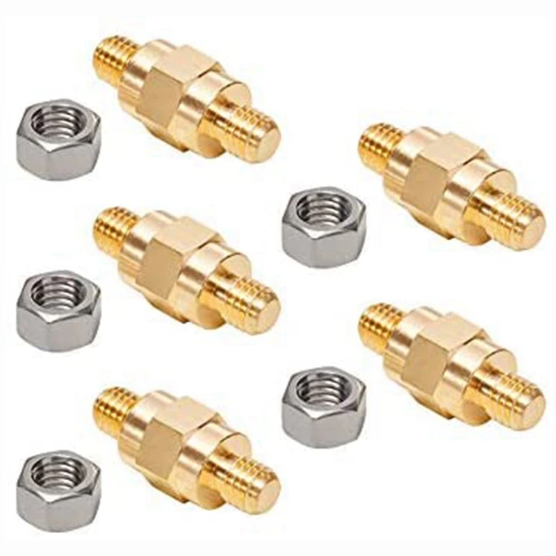 

Side Post Battery Terminal Bolt Compatible,Standard Battery Post Stud Extender Screws 3/8-16 Stud Bolts,Pack Of 5