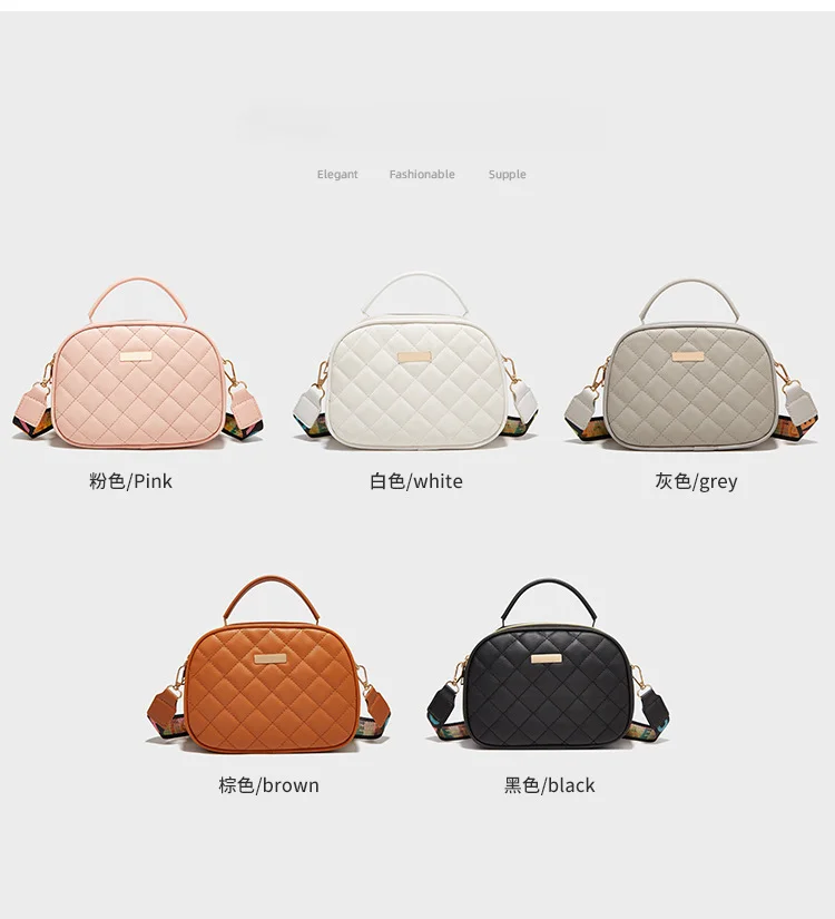 

Wholesale Foreign Trade Handbag 2023 Trendy Double Zipper Embroidered Purse Women's Shoulder Hand-held Messenger Bag