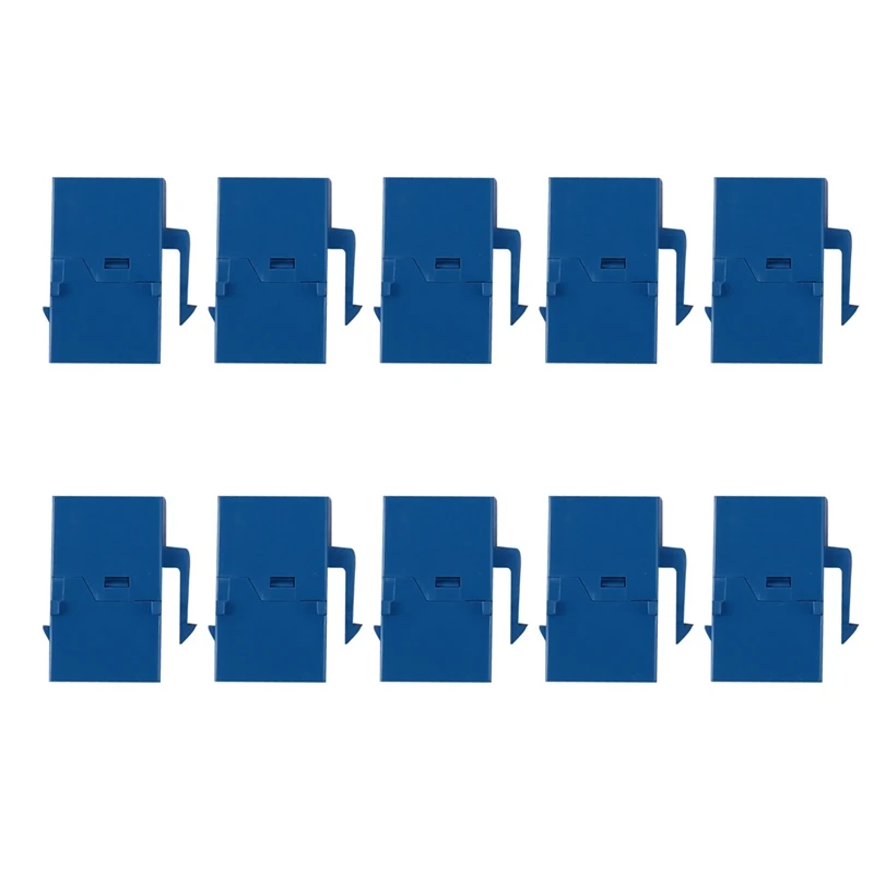 

100Pcs RJ45 Connector Keystone Jack Cat6 Extension Coupler Ethernet Network LAN Cat 6 Coupler Jacks Extend Adapter,Blue