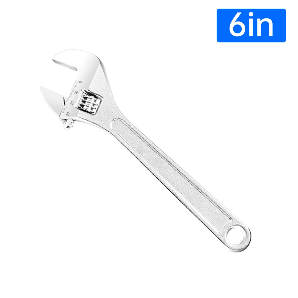 

Регулируемый гаечный ключ с большой открывающейся ручкой, гаечный ключ из углеродистой стали, механический ручной инструмент для ремонта