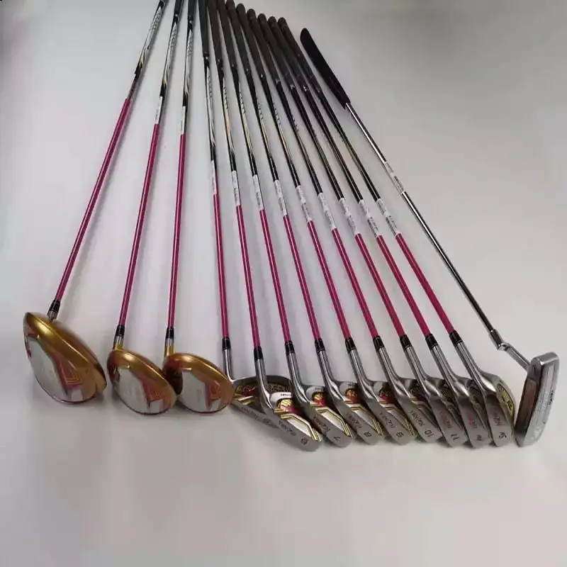 

Ms Golf Club Set Honma S-06 Four Star Driver + #3#5 Fairway Woods + Irons + Putters 13 Pieces Graphite Shaft with Cover