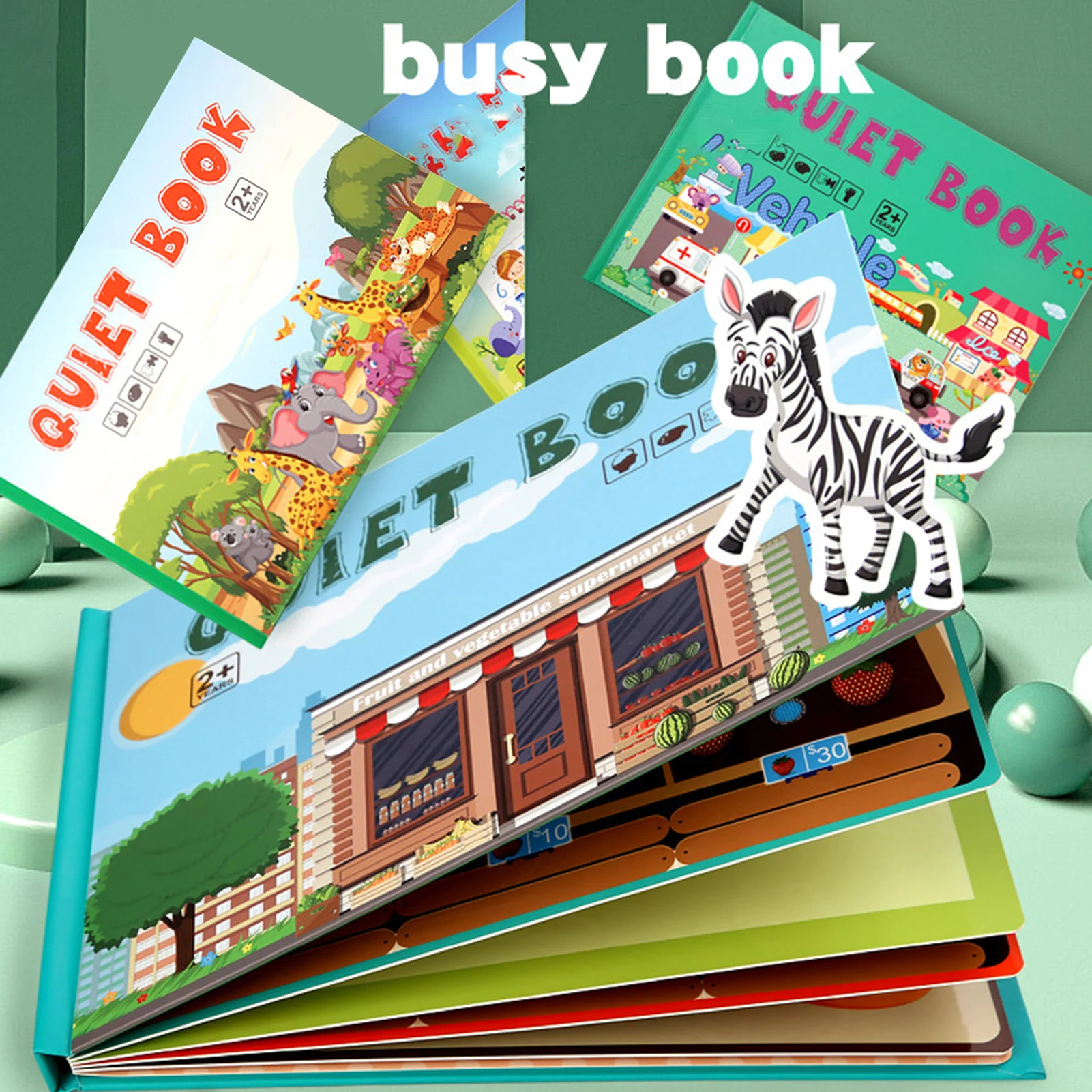 

Занятая книга для мальчиков и девочек для развития навыков обучения и мелкой моторики детские развивающие игрушки сенсорные развивающие и...