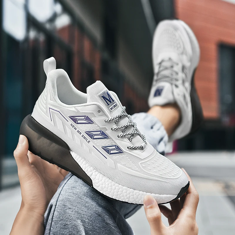 

High-quality Unisex Running Shoes For Men Women Mesh Breathable Lightweight Sneakers Comfortable All-match Jogging Walking Shoes