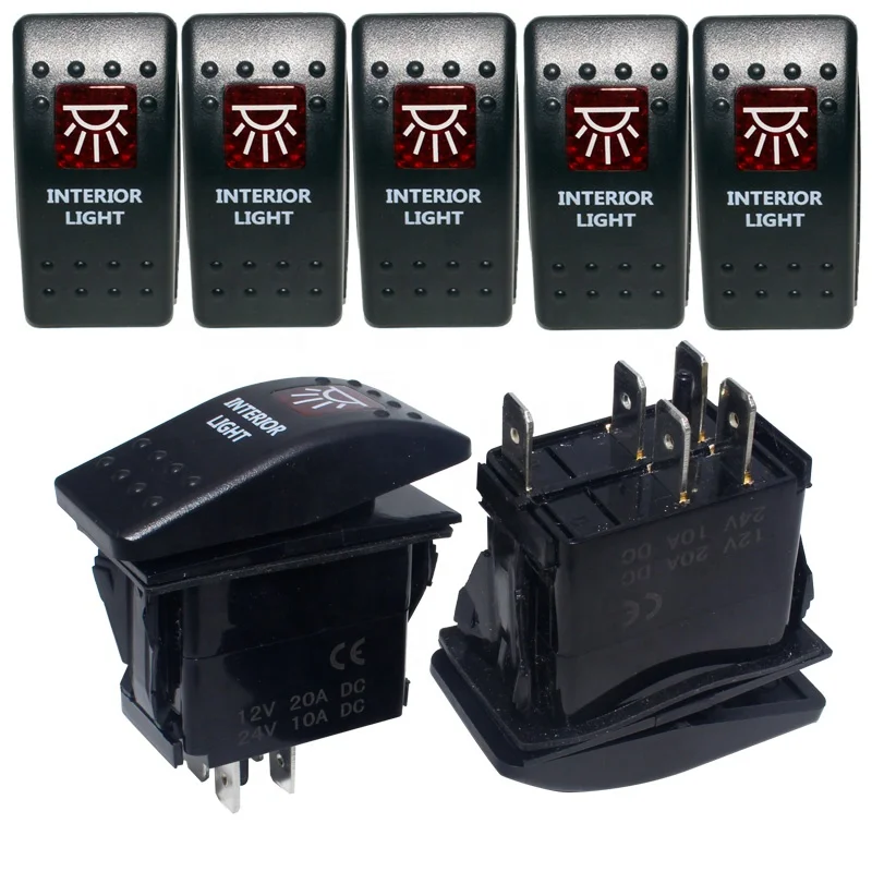 

Marine Carling Switch Boat 12V RV LED Rocker Switch Offroad Led Light Bar /ATV/UTV Parts & Accessories