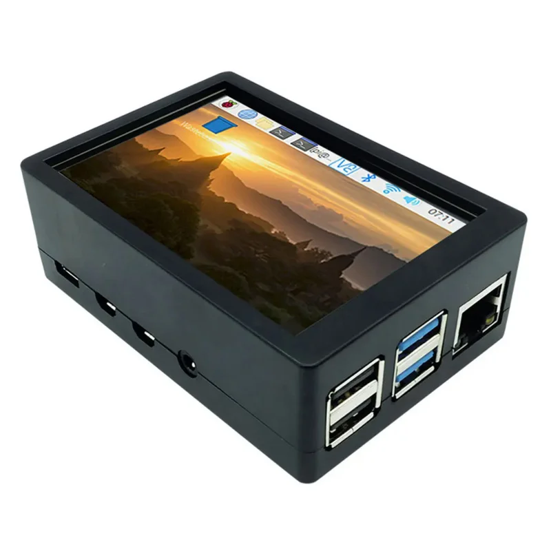 Raspberry Pi с сенсорным экраном 3 5 дюйма разрешение 480*320 дисплей TFT LCD охлаждающим