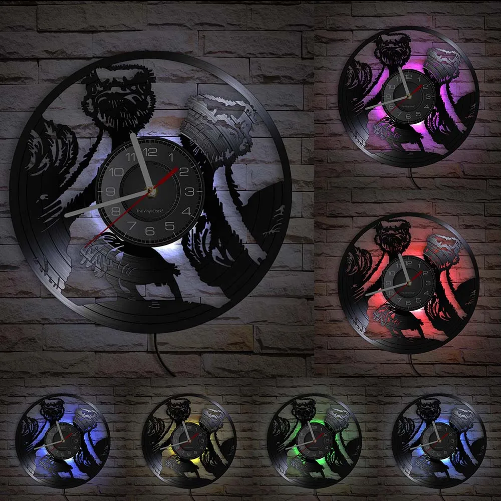 Настенные часы Ostrich с изображением семьи настенные для детской комнаты Африка